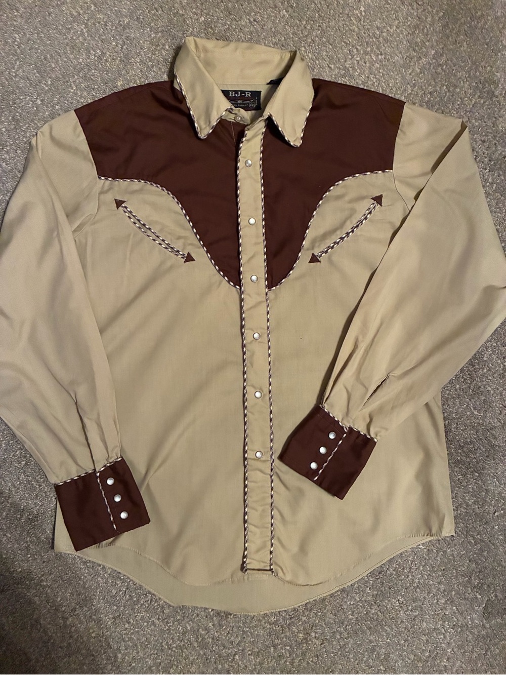 Vintage Western Shirt (L, 16-16.5”)